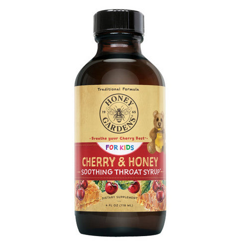 Kid's Cherry & Honey Syrup 4 Oz by Honey Gardens