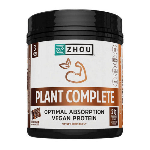 Plant Complete Chocolate 608 Grams by Zhou Nutrition