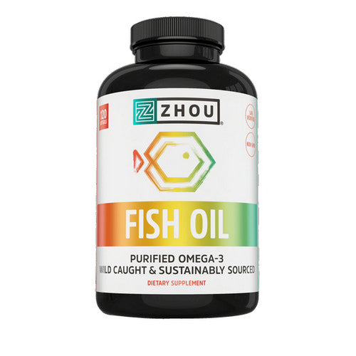 Fish Oil 120 Count by Zhou Nutrition