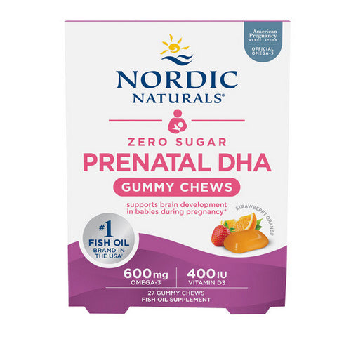 Prenatal DHA Gummy Chews 27 Count by Nordic Naturals