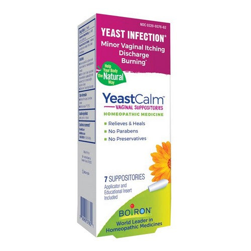 YeastCalm Vaginal Suppositories 7 Count by Boiron