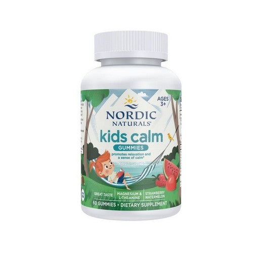 Kid's Calm Gummies 60 Count  Strawberry Watermelon by Nordic Naturals