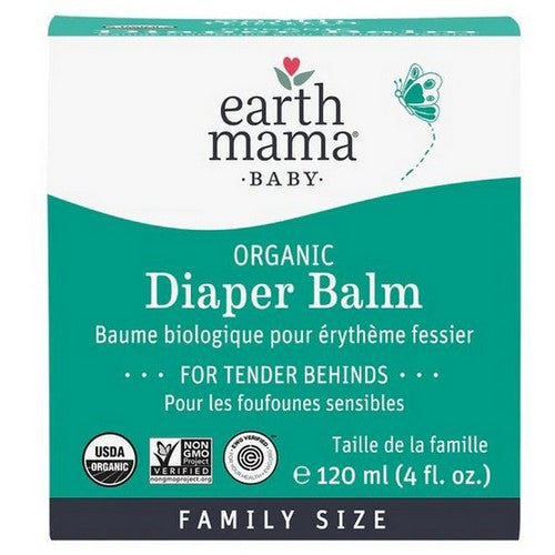Organic Diaper Balm 4 Oz by Earth Mama Angel Baby