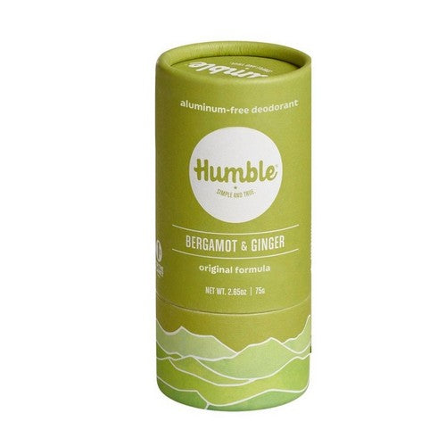 Deodorant Plastic Free Bergamot And Ginger 2.65 Oz by Humble Brands