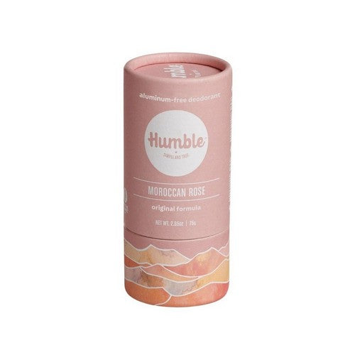 Deodorant Plastic Free Moroccan Rose 2.65 Oz by Humble Brands