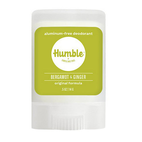 Deodorant Travel Size Original Bergamot & Ginger 0.5 Oz by Humble Brands