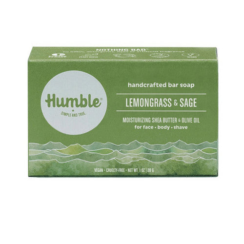Bar Soap Travel Size Lemongrass & Sage 1 Oz by Humble Brands