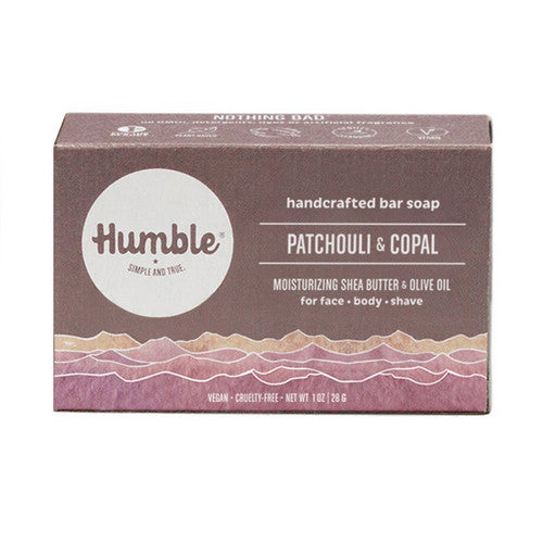 Bar Soap Travel Size Patchouli & Copal 1 Oz by Humble Brands