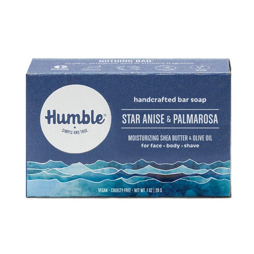 Bar Soap Travel Size Star Anise & Palmarosa 1 Oz by Humble Brands