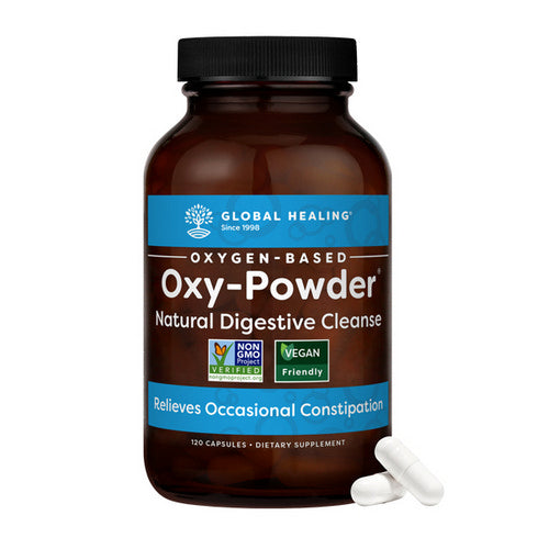 Oxy Powder Natural Digestive Cleanse 120 Caps by Global Healing Center