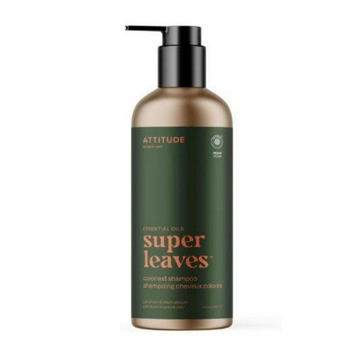 Super Leaves Shampoo Colorlast Patchouli & Black Pepper 16 Oz by Attitude