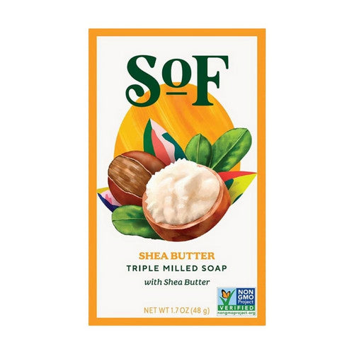 Triple Milled Bar Soap Shea Butter 1.7 Oz by South Of France Soaps