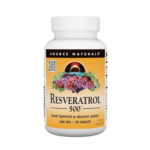 Resveratrol 30 Tabs by Source Naturals
