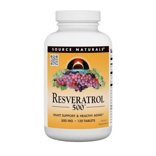 Resveratrol 120 Tabs by Source Naturals
