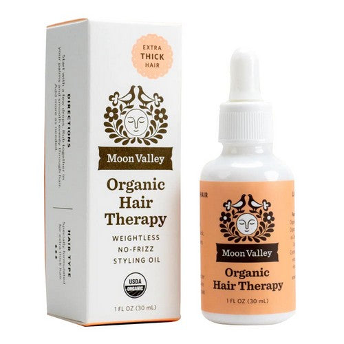 Organic Hair Therapy For Extra Thick Hair 1 Oz by Moon Valley Organics