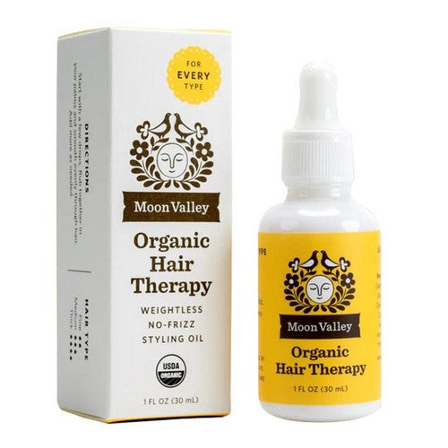 Organic Hair Therapy For Every Hair Type 1 Oz by Moon Valley Organics