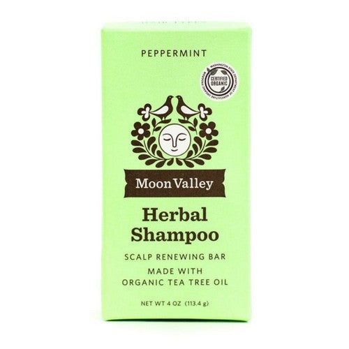 Herbal Shampoo Bar Peppermint 3.5 Oz by Moon Valley Organics