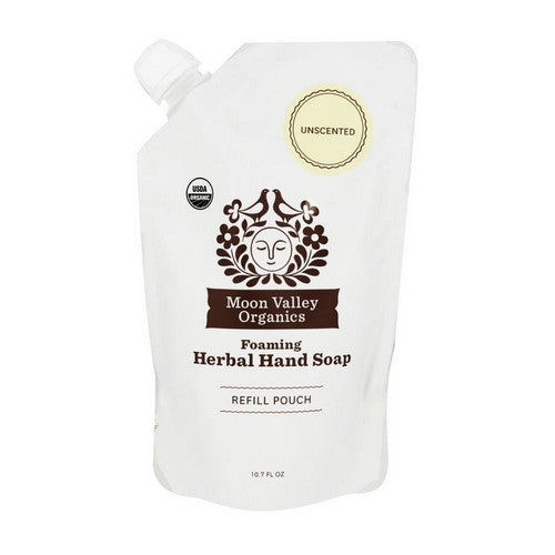 Organics Foaming Herbal Hand Soap Concentrate Unscented 10.7 Oz by Moon Valley Organics