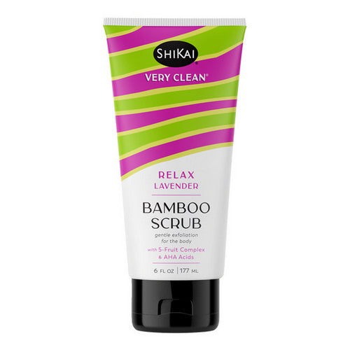 Bamboo Scrub Relax Lavender 6 Oz by Shikai