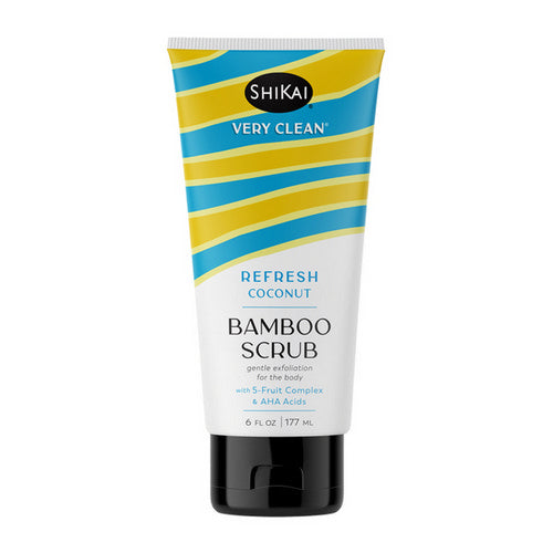 Bamboo Scrub Refresh Coconut 6 Oz by Shikai