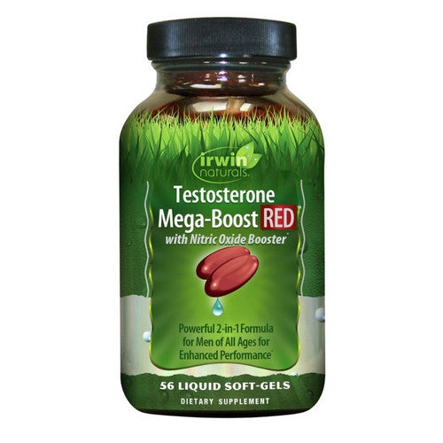 Testosterone Mega-Boost Red 56 Softgels by Irwin Naturals