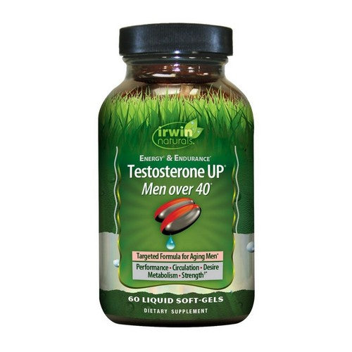 Testosterone Up Men Over 40 60 Liquid Softgels by Irwin Naturals