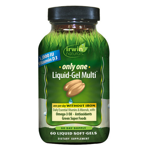 Only One Liquid-Gel Multi Without Iron 60 Softgels by Irwin Naturals