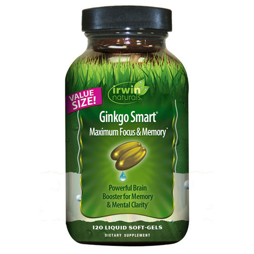 Ginkgo Smart Maximum Focus & Memory 120 Count by Irwin Naturals