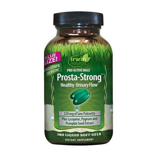 Prosta-Strong Healthy Prostate & Urinary Flow 180 Softgels by Irwin Naturals