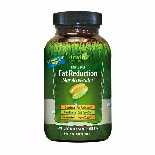 Triple-Diet Fat Reduction Max Accelerator 72 Softgels by Irwin Naturals