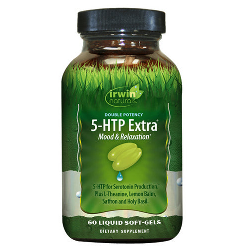 Double Potency 5-HTP Extra 60 Softgels by Irwin Naturals