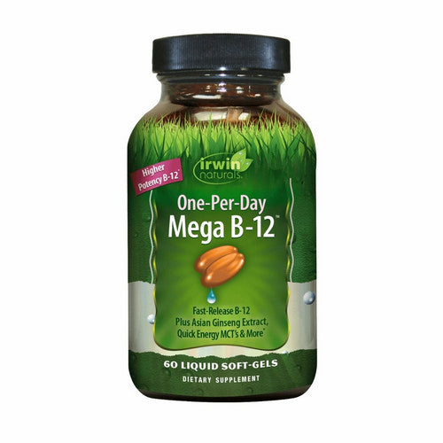 One-Per-Day Mega B-12 60 Softgels by Irwin Naturals
