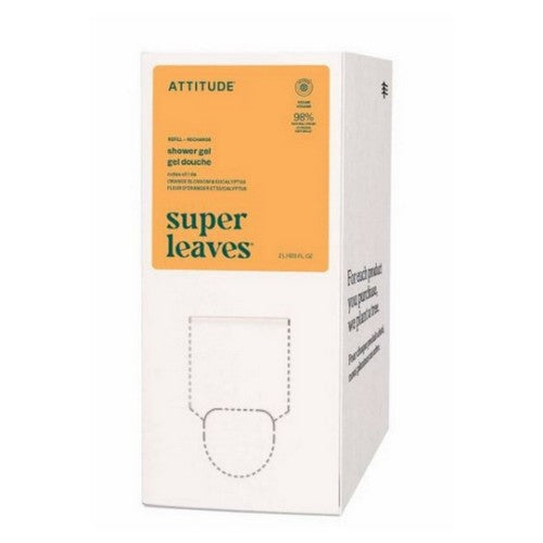 Super Leaves Shower Gel Energizing Orange Leaves 2 Litre by Attitude