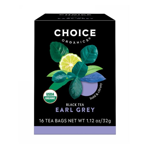 Organic Earl Grey Tea 16 Bags by Choice Organic Teas