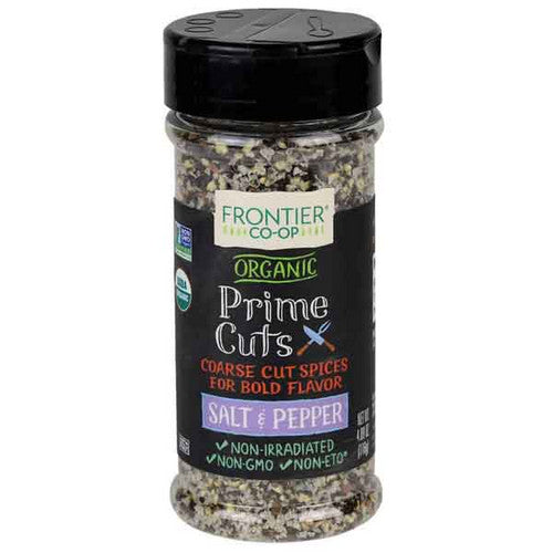 Organic Prime Cuts Salt And Pepper 4.09 Oz by Frontier Coop