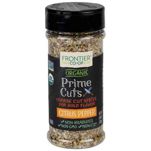Organic Prime Cuts Citrus Pepper 4.09 Oz by Frontier Coop