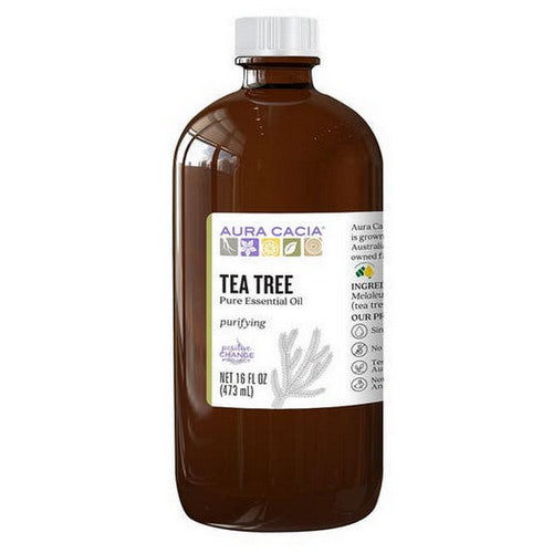 Tea Tree Essential Oil 16 Oz by Aura Cacia