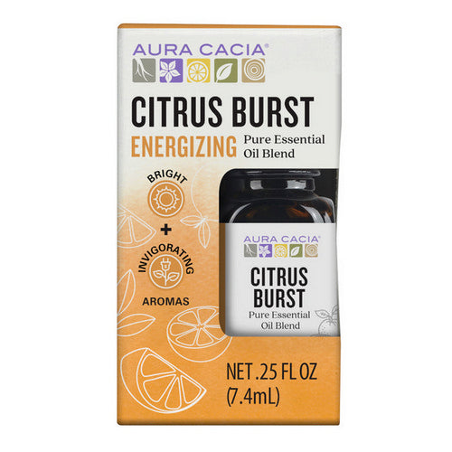 Citrus Burst Essential Oil Blend 0.25 Oz by Aura Cacia
