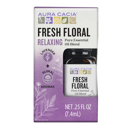 Fresh Floral Essential Oil Blend 0.25 Oz by Aura Cacia