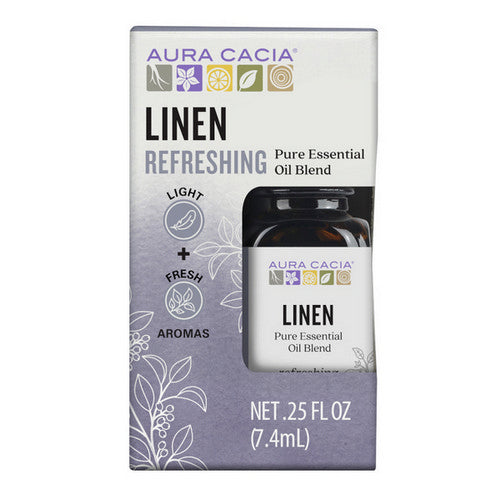 Linen Essential Oil Blend 0.25 Oz by Aura Cacia