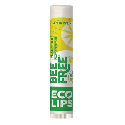Bee Free Lemon-Lime Lip Balm 0.15 Oz by Eco Lips