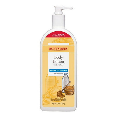 Body Lotion Milk And Honey 12 Oz by Burts Bees