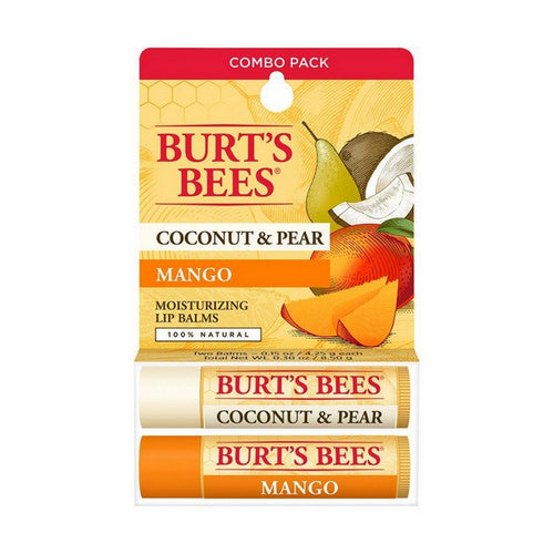 BCoconut And Pear And Mango Butter Lip Balm Blister 0.15 Oz by Burts Bees