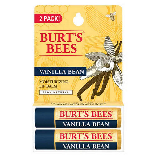 Vanilla Bean Lip Balm Blister Box 0.15 Oz by Burts Bees