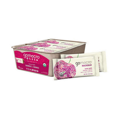 MacroBar Cherries And Berries 12 Count by Gomacro