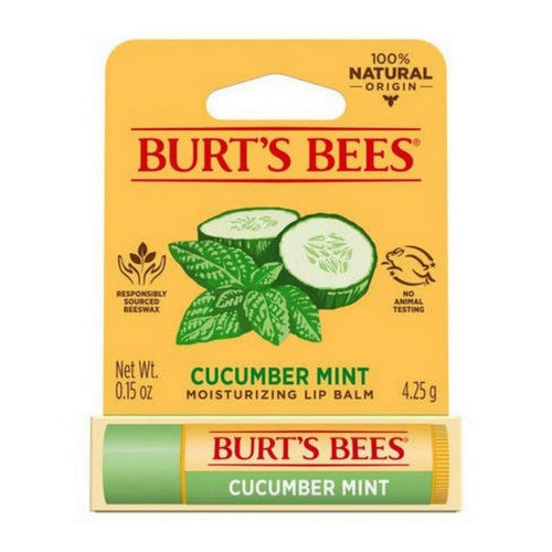 Cucumber Mint Lip Balm Blister 0.15 Oz by Burts Bees