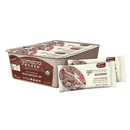 MacroBar Mocha Chocolate Chip 12 Count by Gomacro