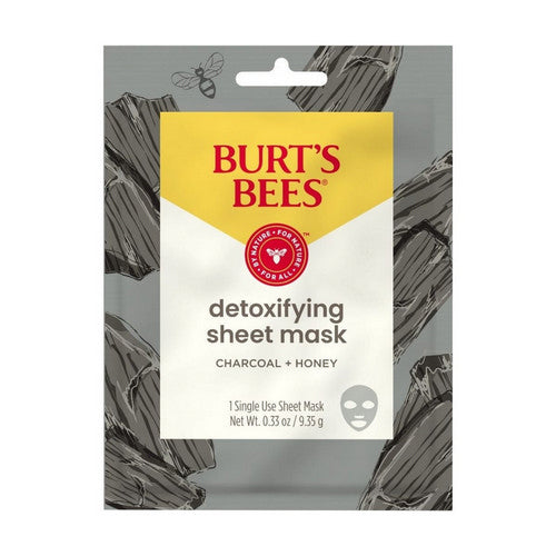 Detoxifying Charcoal Sheet Mask 0.33 Oz by Burts Bees