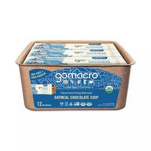 MacroBar Oatmeal Chocolate Chip 12 Count by Gomacro