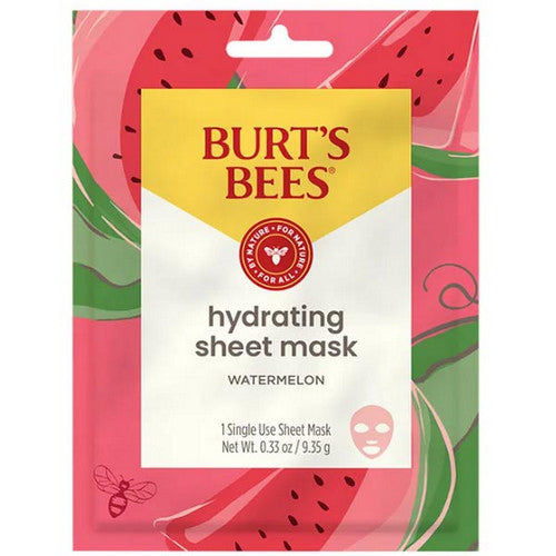 Hydrating Sheet Mask with Watermelon 0.33 Oz by Burts Bees